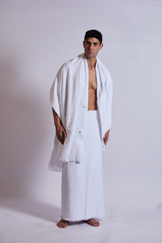 ELNOUR Kaftan Ihram Set (With Plungers)