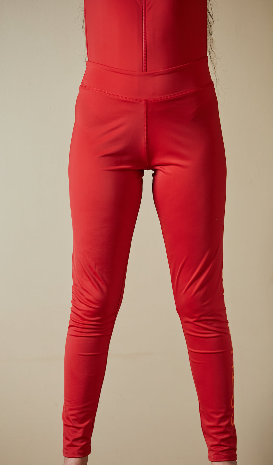 The Red Swimming Leggings