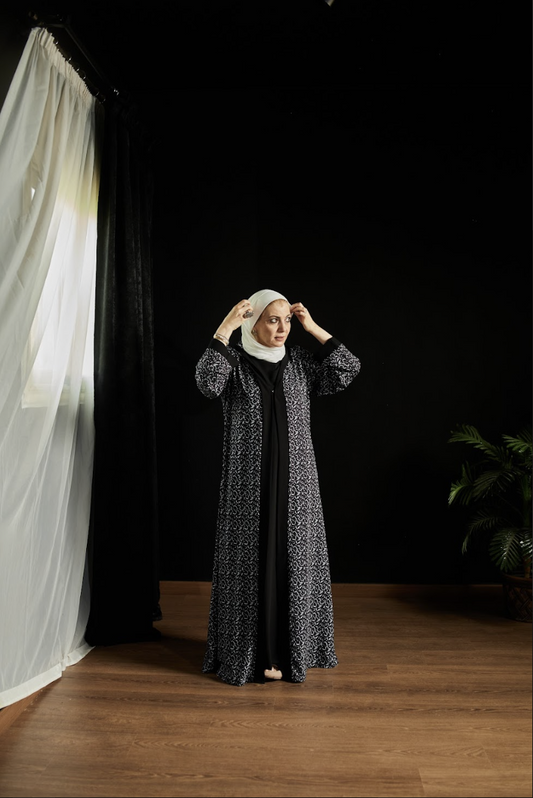 The Timeless Grace Abaya and Scarf