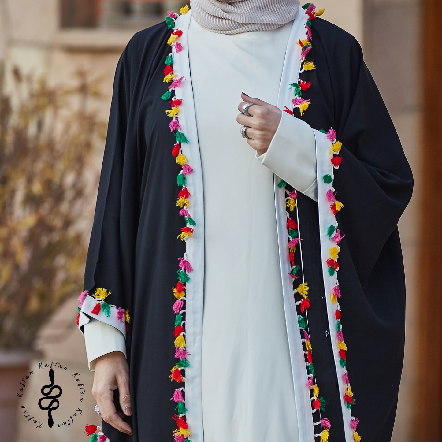 Black Ramadan Kaftan