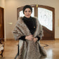 Faux Fur Cape