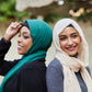 Green Linen Scarf