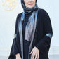 Luxury Black&Silver Kaftan