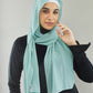 Turquoise Chiffon Scarf
