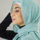 Turquoise Chiffon Scarf