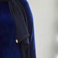 British Blue Chiffon Scarf