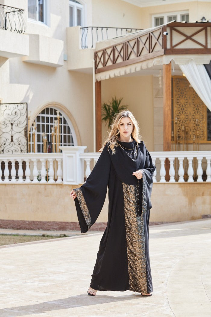 عباية سهرة سوداء