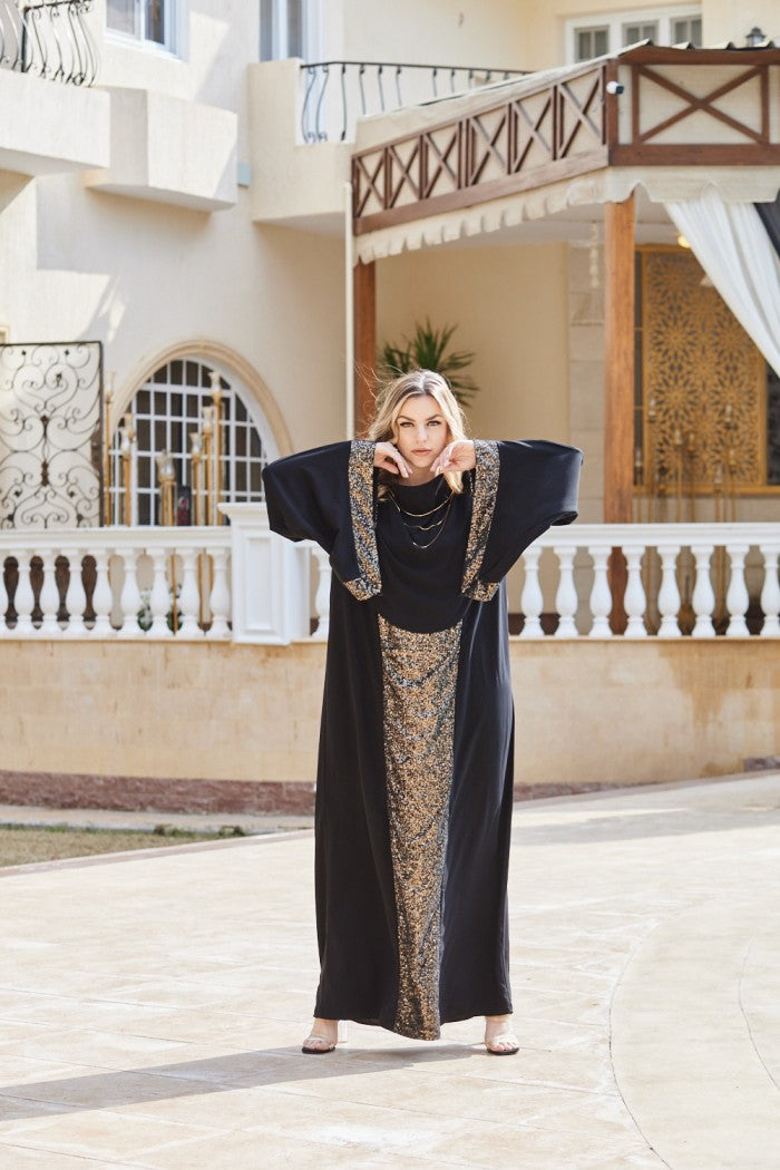 عباية سهرة سوداء