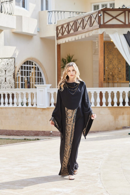 عباية سهرة سوداء