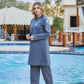 The Grey Midi-dress Burkini