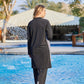The B&W Midi-dress Burkini