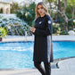 The B&W Midi-dress Burkini