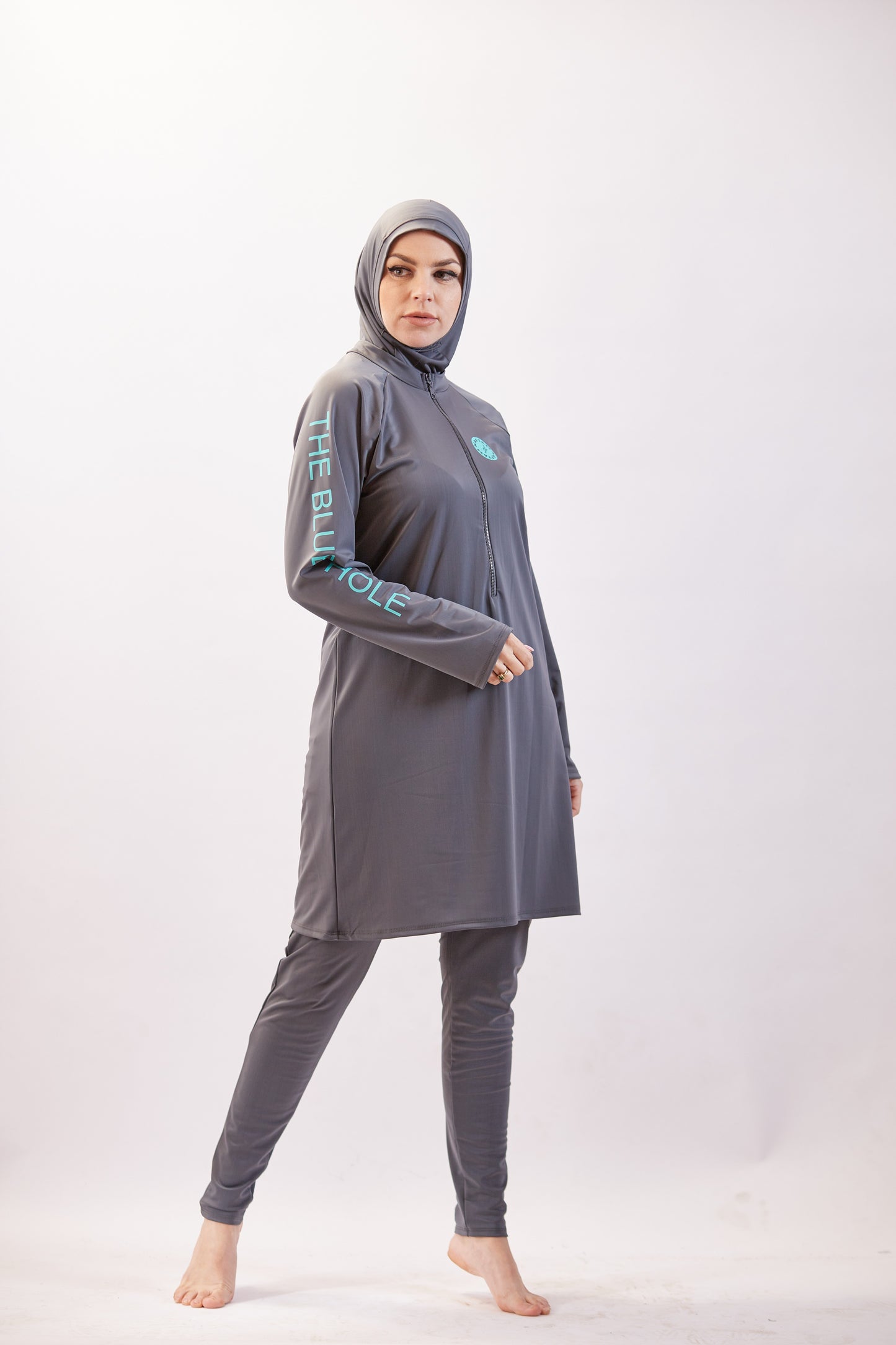 The Grey Midi-dress Burkini