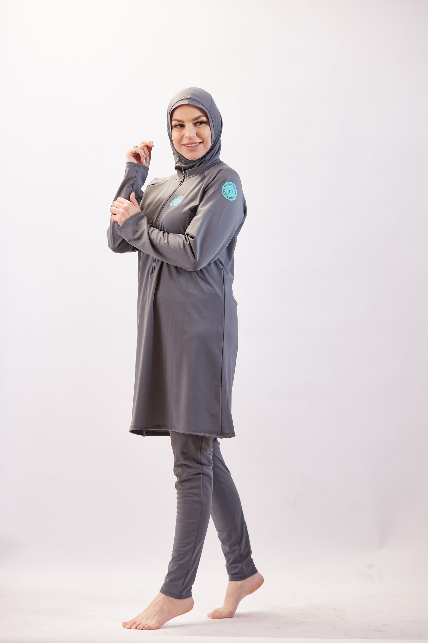 The Grey Midi-dress Burkini