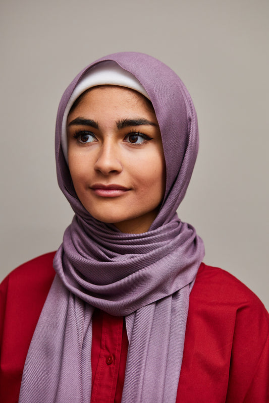 وشاح هندي أرجواني داكن