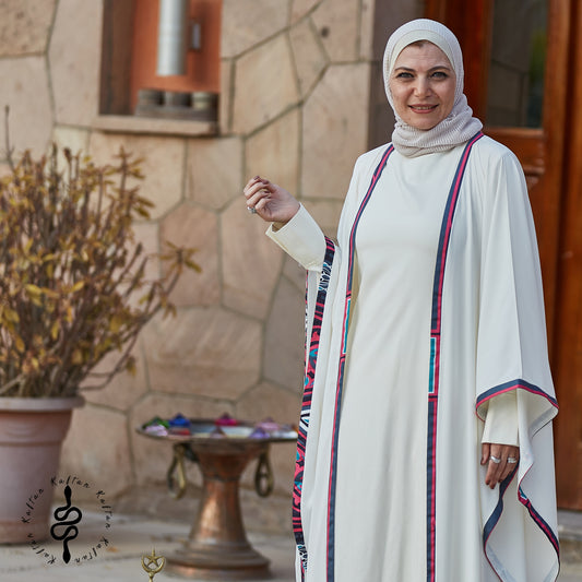 قفطان رمضان ابيض