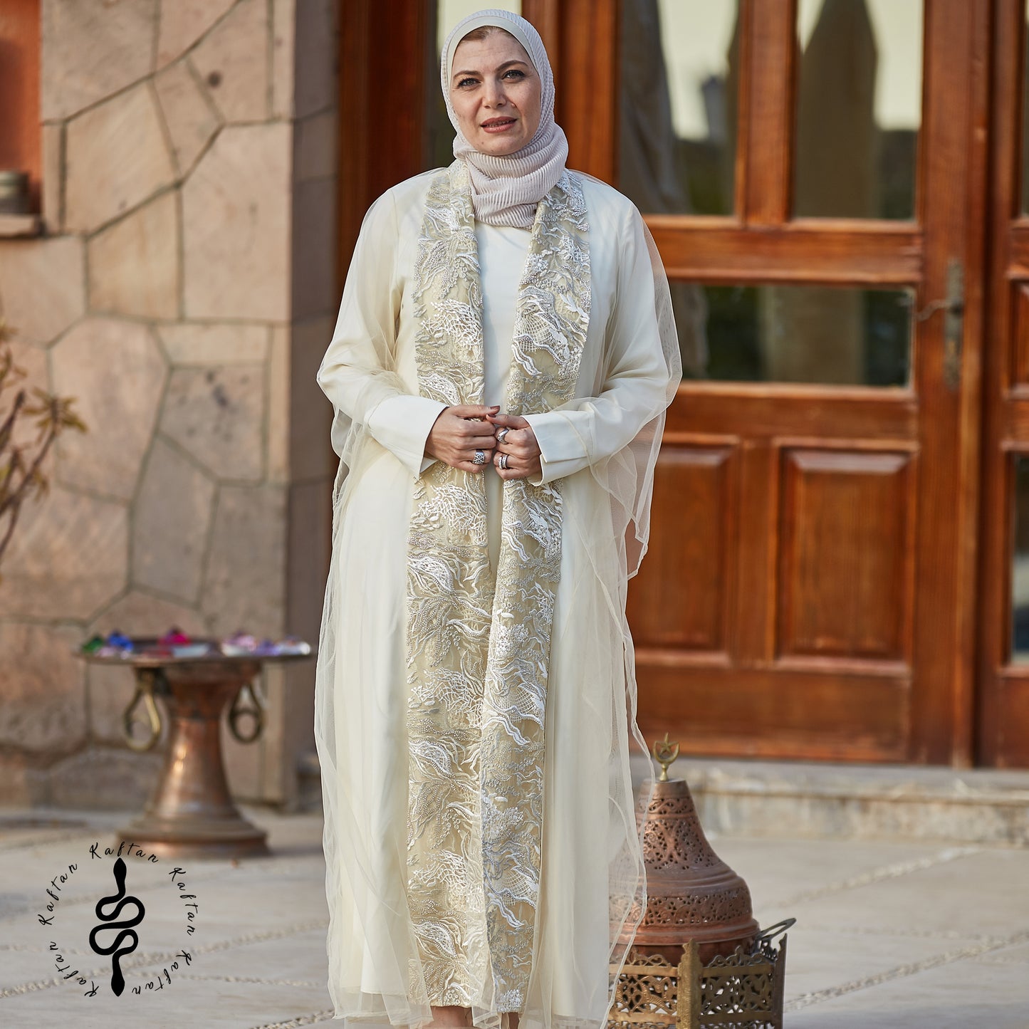 SOIREE TULLE KAFTAN