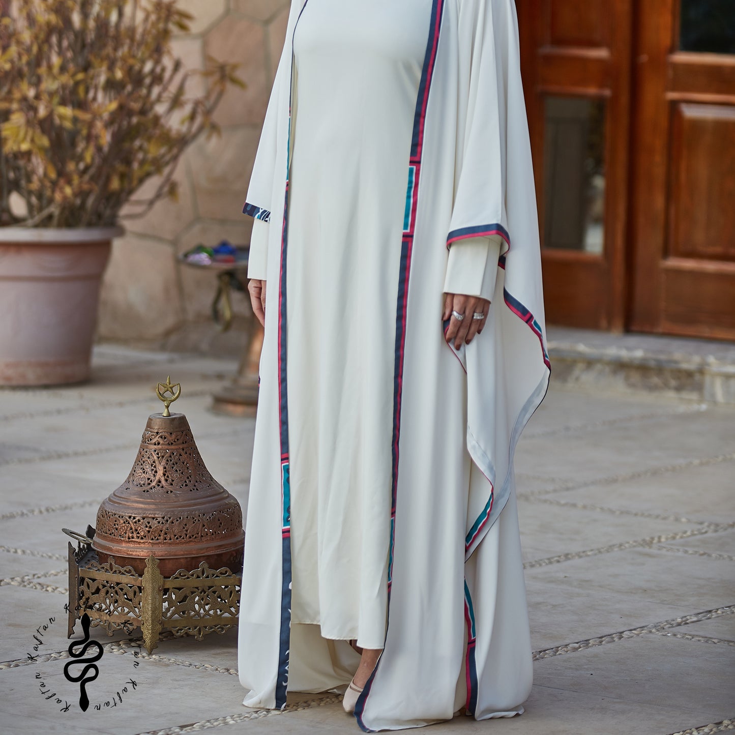 White Ramadan Kaftan